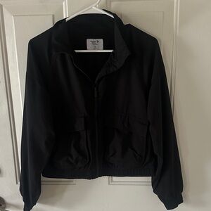 Active Black Zip-Up Jacket